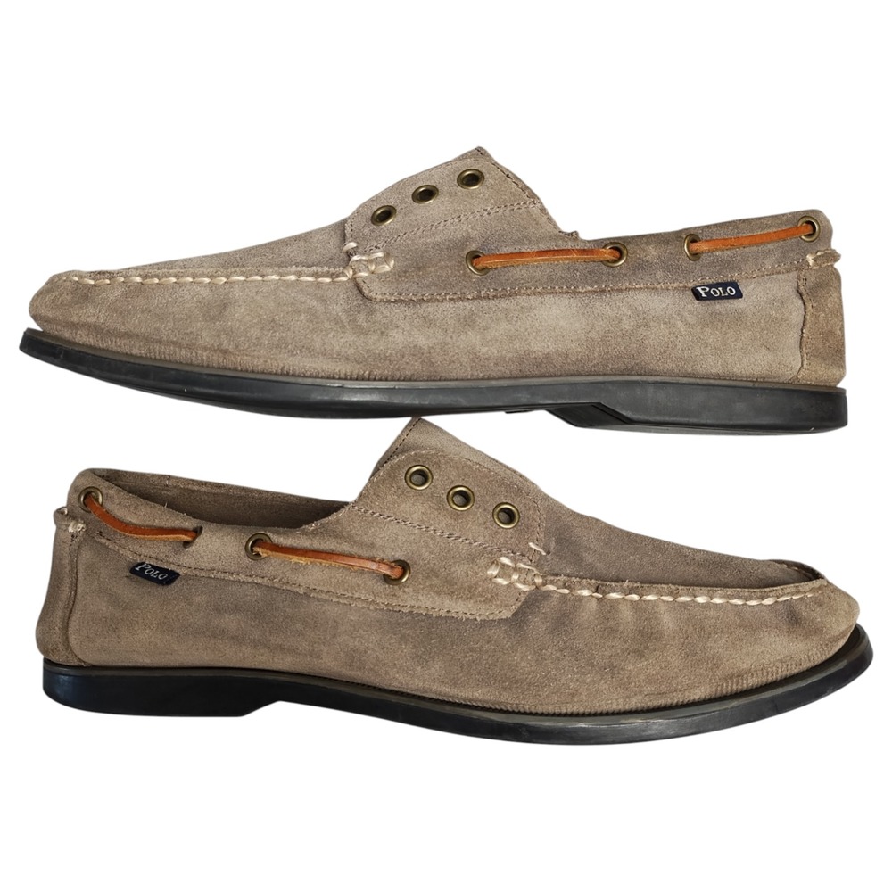 Polo Bedminster Casual Shoes Mens Size 12D Multi Upper Leather Comfort‎ Slip On
